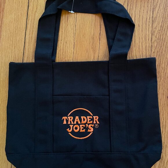 🎃 NWT Set of 4 Trader Joe's MINI Canvas Halloween Tote Bags. Trick or Treat Bag - Picture 9 of 10